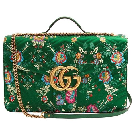 gucci green jacquard marmont|Gucci Marmont japan.